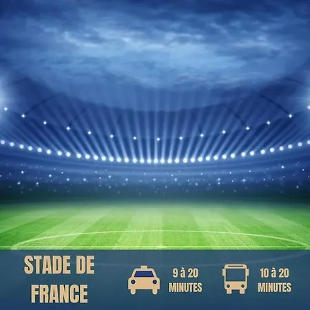 9 Mi From Stade De France - Charming 5-room Saint-Denis (Seine-Saint-Denis)